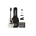 thumbnail image 1 of Epiphone Paquete de Guitarra Eléctrica Les Paul Junior Billie Joe Armstrong Blanco Clásico, 1 of 12