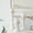 White, variant on FUIN Rustic Farmhouse Wood Pillar Candle Holder Set of 3 for Candlestick, White