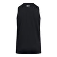 thumbnail image 3 of Camiseta sin mangas Under Armour Tech para mujer, color negro/blanco, talla S, 3 of 3