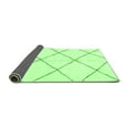 thumbnail image 2 of Ahgly Company Indoor Rectangle Solid Green Modern Area Rugs, 3' x 5', 2 of 4