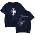 thumbnail image 7 of Milo J T-Shirts 111 Album Merch Print Women Men Fashion Casual Singer Short Sleeve Tee Streetwear, 7 of 7
