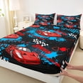 thumbnail image 3 of Castle Fairy Car Twin Sheet Sets for Kids Children Teens,Speed Sport Bedding, 3 of 7