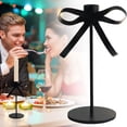 thumbnail image 2 of SSNTSY Metal Candle Holder Valentine's Day Bow Candlestick Decorative Candle Stand Candle Rack for Valentines Wedding Table Centerpiece Home Decor, 2 of 4