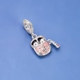 thumbnail image 3 of 925 Sterling Silver Earphone Music Dangle Charm For Bracelets & Bangle Pendant Jewelry, 3 of 5