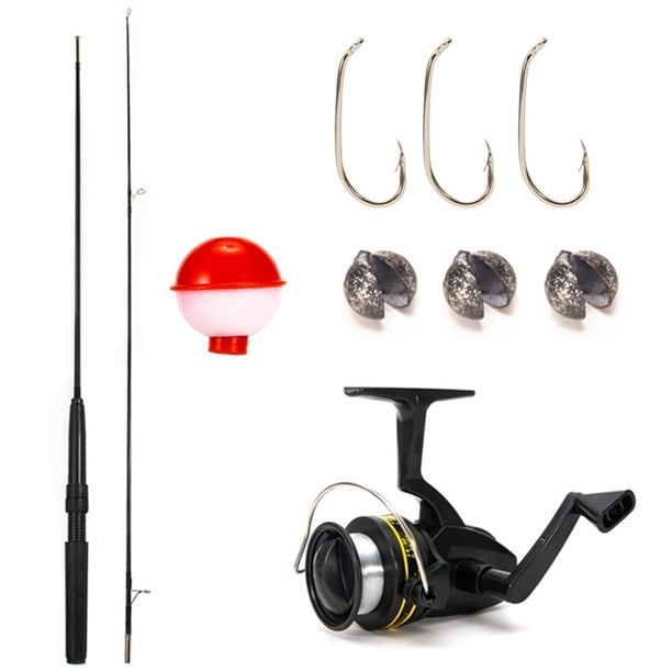 Juego Caña Mar y Carrete Pesca Likrtyny Conjunto Combinado para principiantes