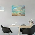 thumbnail image 3 of Coastal Beach Decor Bathroom Wall Art Bathroom Pictures Wall Decor Ocean Canvas Prints Painting Beach Decorations Framed Artwork for Bathroom Living Room Bedroom 16"x12", 3 of 6