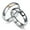 Black, variant on OUSITAI His or Her Real Love Promise Ring，Stainless Steel Ring Real Love Heart Valentine Couples Wedding Band