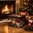 thumbnail image 4 of Trovenix Christmas Storage Box Bag Clothing Home Organizer Xmas Holiday Decorative Bin For Clothes Blankets Pillows Sweaters Quilts, 4 of 6