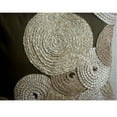 thumbnail image 3 of The HomeCentric Pillow Covers, Brown Decorative Zippered Pillow Covers Pack of 2, 16x16 inch (40x40 cm) Silk Pillow Covers, Circles & Dots, Jute, Cushion Cover&nbsp; - Adorned By Jute, 3 of 4