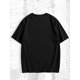 thumbnail image 2 of Camiseta informal con estampado de calavera para hombre: cuello redondo, manga corta, ideal para todas las estaciones, ideal para deportes de ocio., 2 of 6