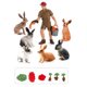 thumbnail image 5 of Modelo Simulado Animal Figurines Juguetes Educativos para Conejo Zulema Carácter agrícola, 5 of 7