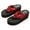 As Shown, variant on Zoyueyie Women's Glitter Platform Sandals Shiny Thong Sandals Non-slip Wedge Heel Flops Size 39 (Red)