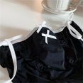 thumbnail image 5 of Lolitas Bows Ruffle Underwear Women's Low Waist Side Tie Panties Soft Breathable Bikinis Panties Ice Silk Underpants, 5 of 9
