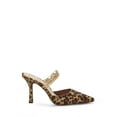 thumbnail image 2 of Vince Camuto ASHNA 3 Caramel Leopard Chain Pump Slip-On Pointed Toe Mule (6, CARAMEL), 2 of 6