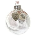 thumbnail image 2 of Suncoda Christmas Tree Ornaments Christmas Ball Ornaments Christmas Ornaments Angel Feathers Ball A Piece Of My Heart Is In Heavens Memorial Christmas Decorations Outdoor On Clearance, 2 of 2