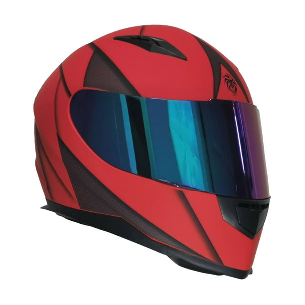 Casco Para Moto Cerrado Kov Novak Blade Rojo/ Gris Talla S KOV Blade rojo