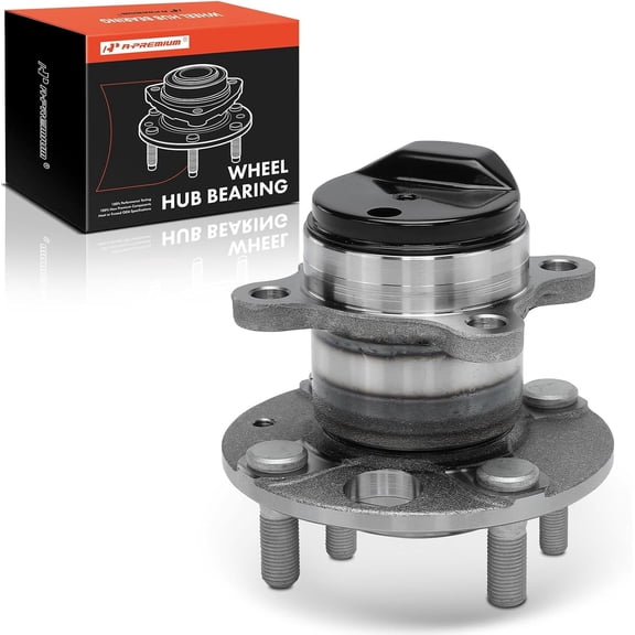 A-Premium Rear Wheel Bearing and Hub Assembly with 4-Lug Compatible with Nissan Versa 2020-2024, Kicks 2018-2024