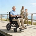 thumbnail image 3 of Flycity Electric Wheelchairs for Adults, Foldable Lightweight, 15 Miles Travel Range, Max Support 330 LBS, 500W Brushless Motors Power Motorized for Seniors, 3 of 10