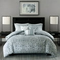 thumbnail image 2 of Home Essence Carmela Jacquard Duvet Cover Bedding Set, 2 of 2