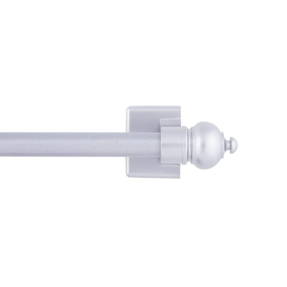 Mainstays Magnetic Window Curtain Rod 16-28" Satin Nickel Finish