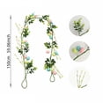 thumbnail image 3 of Tumdkd Easter Rattan Vine Garland with Fake Eggs and Flowers, 59 Inch Spring Floral Simulation Wreath, Multicolor Party Decoration for Indoor Outdoor Mantel Staircase Railing, 3 of 6