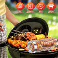 thumbnail image 2 of Panier de Grillage à Rouler pour Grillage Barbecue en Acier Inoxydable Extérieur 8 Pouces, 2 of 9