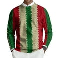 thumbnail image 2 of Homeyce Mens Christmas Sweater Crewneck Ribbed Soft Knitted Sweaters Fall Winter Casual Santa Clause Reindeer Snowflake Sweatshirt Long Sleeve Christmas Pattern Holiday Pullover,Green 4XL, 2 of 6
