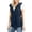 Navy, variant on Womens Sleeveless Military Hooded Anorak Vest Jacket
