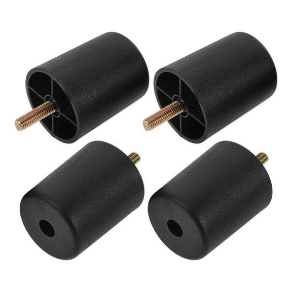 unbranded 4Pcs Metal Furniture Legs Assorted Color Round Replacement Feet for Sofa Chair Table Home Use 3.35X1.97X1.97in