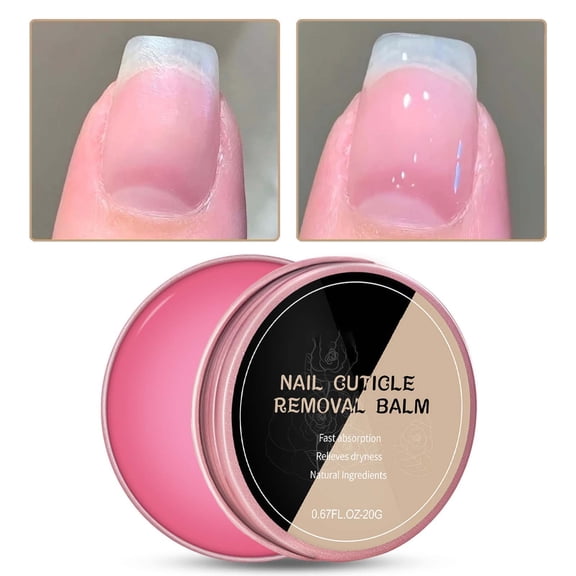 Nail & Cuticle Keratin Removal Cream,Instant Nail Cuticle Softener with Shea Butter, Cuticle Cream & Butter for Dry, Damaged Cuticles,Dry Dead Skin Overgrown Cuticles Nail Care