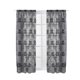thumbnail image 1 of Toystoory Flor de peonía tul puerta dormitorio ventana cortina Panel cortina bufanda transparente cenefas Decoración del hogar gris 100*250cm, 1 of 2