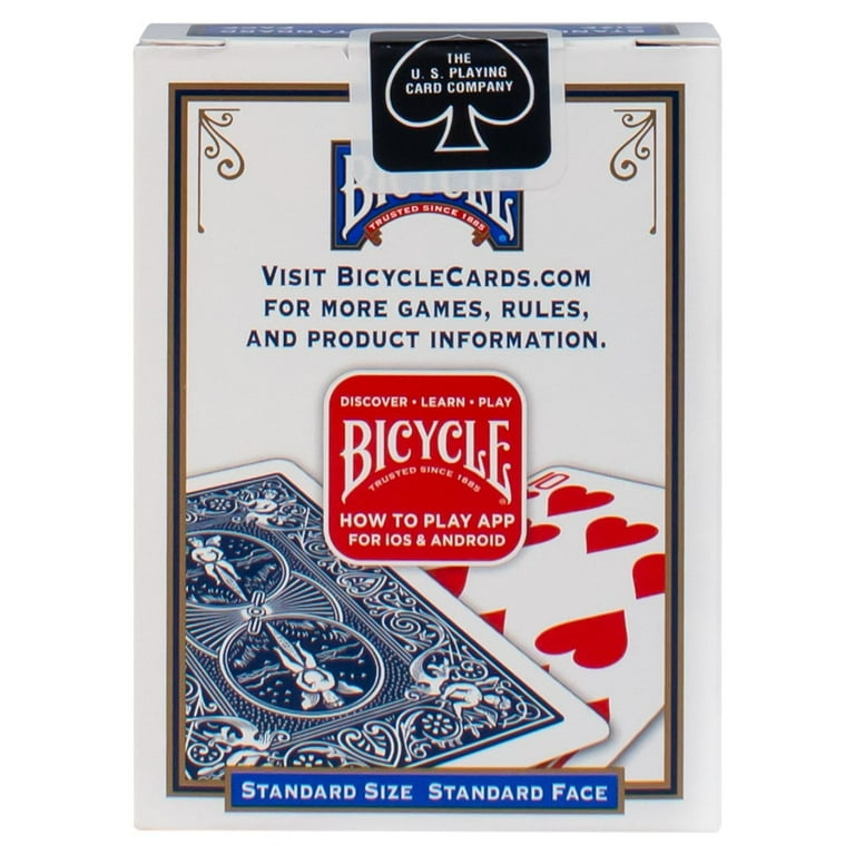 Bicycle Cards Standard Index 2-Pack Red & Blue 