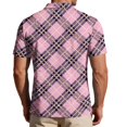 thumbnail image 5 of Uwinwear Men's Polo Shirts Short Sleeve Casual Polo T Shirt Color Block Slim Fit Golf Shirts Big and Tall Summer Tops,Gray,M, 5 of 6