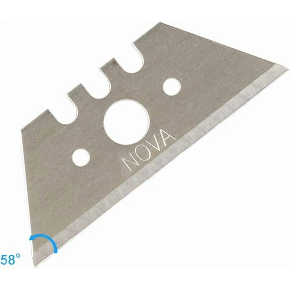 DASAW-Shorter smaller Utility Knife Blades, SK5 Blades for Box Cutter, Durable and Sharp, Fit for Most Knives, Good Replacement for 5232 Blade, 100 Pack