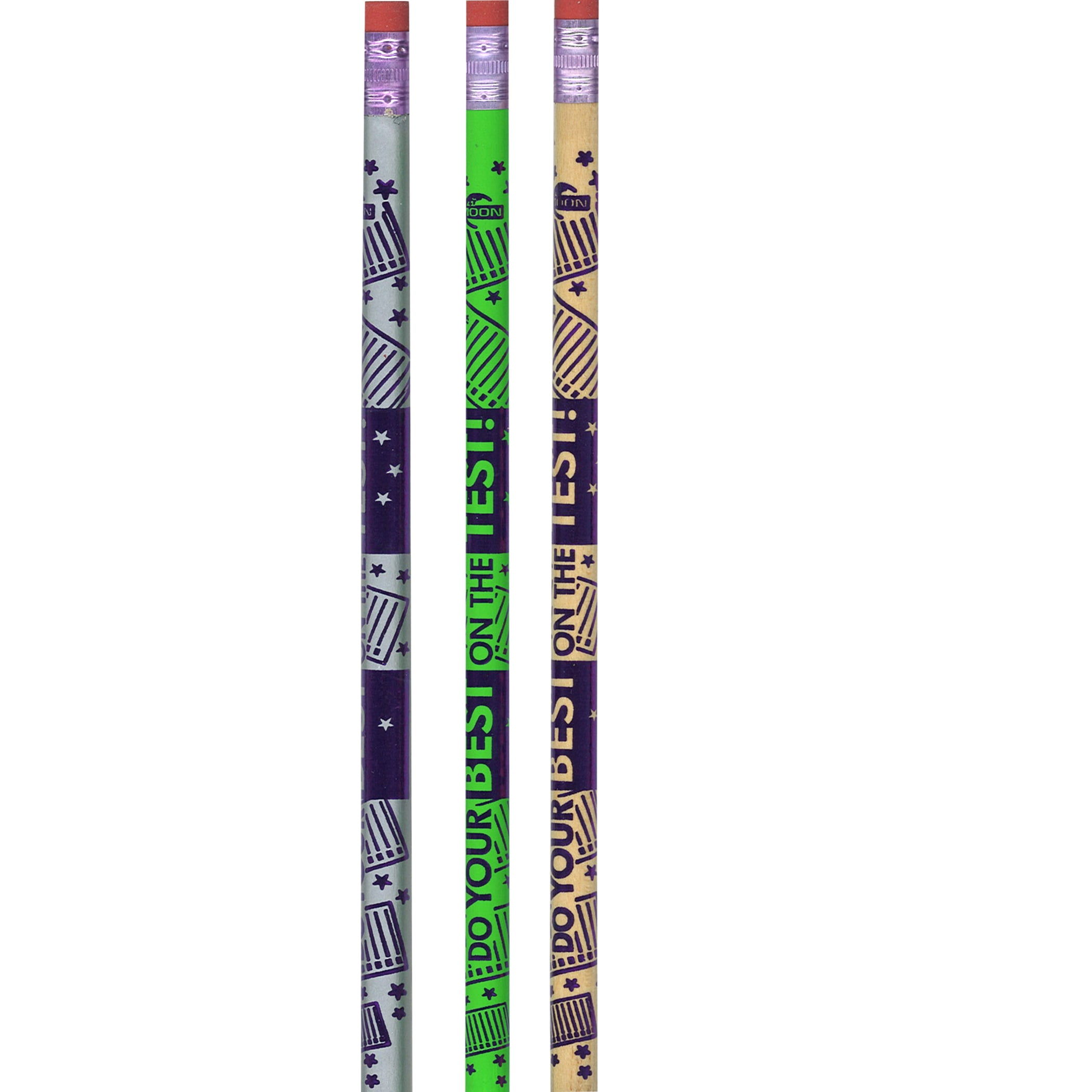Moon Products Do Your Best on the Test Pencils, 12 Per Pack, 12 Packs