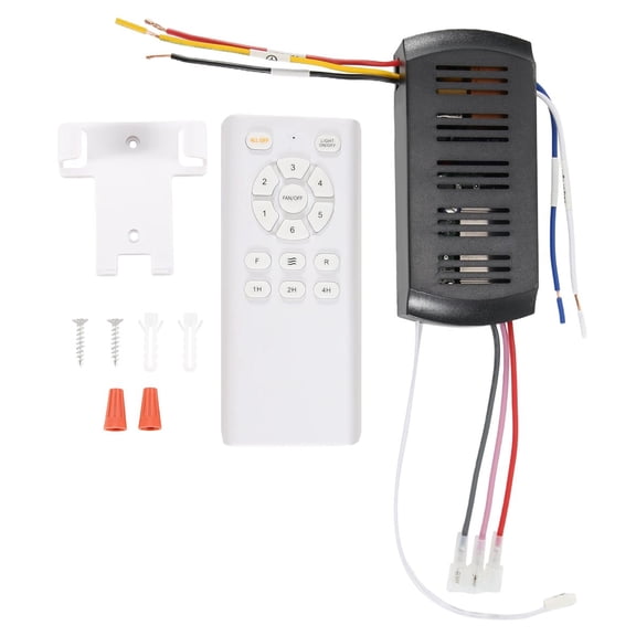 Frequency Conversion Ceiling Fan Remote Control Kit Light High Voltage 6-Speed Remote Receiver Controller