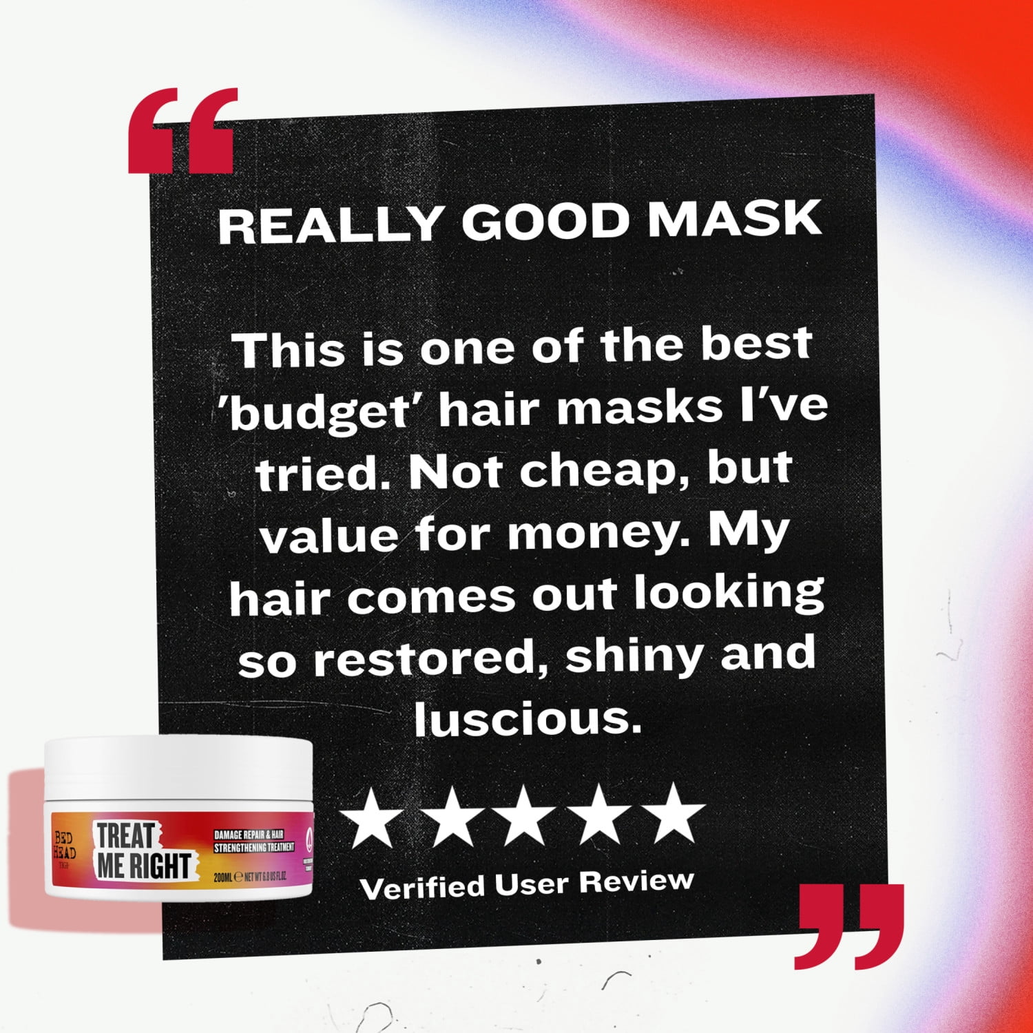 Bed Head By TIGI Treat Me Right Mask 6.8 fl oz
