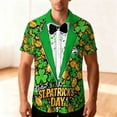 thumbnail image 1 of Ceisia St. Patrick's Day Men's Unisex Hawaiian Shirt | Summer Beach Casual Short Sleeve Button Down Gift Printed Top, 1 of 9