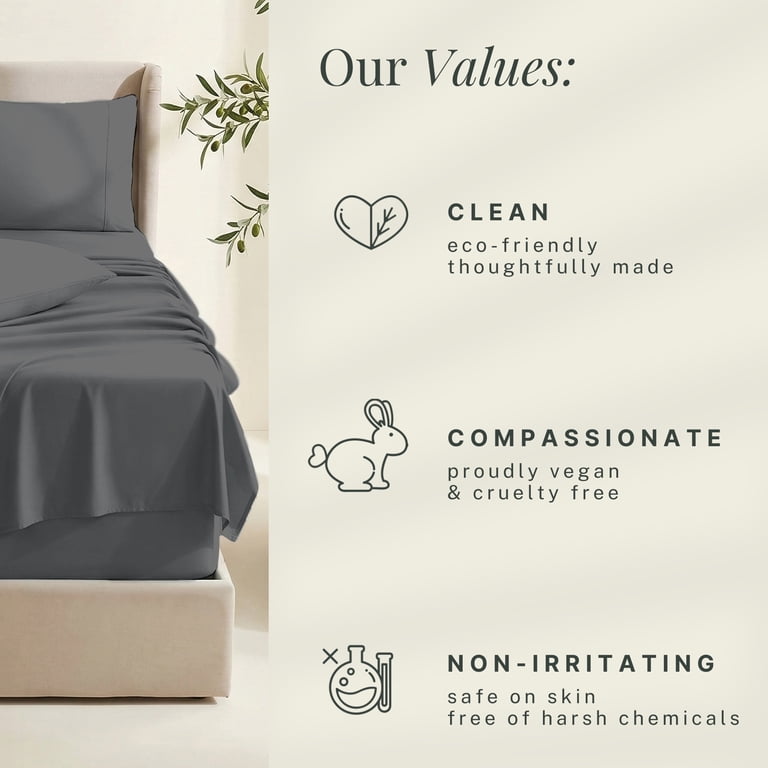 Nestl Queen Extra Deep Pocket Microfiber Sheet Set, 6-Piece photo 6