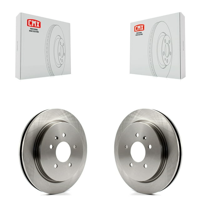 CMX Rear Disc Brake Rotors Pair for Car Cadillac CTS STS Seville K8-100580