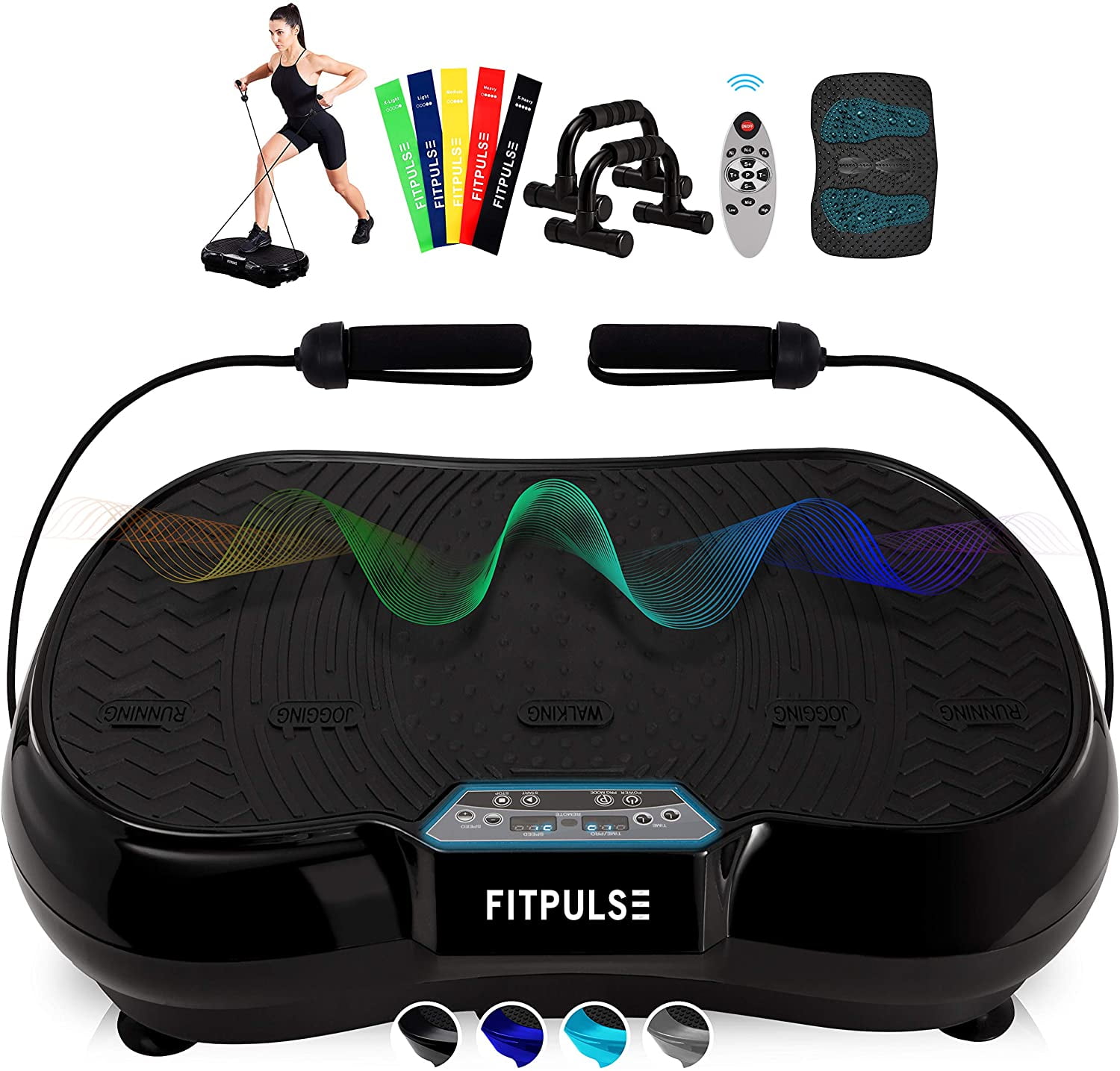 FITPULSE Classic Vibration Plate Exercise Machine Vibration Body