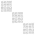 thumbnail image 3 of pitrice 16piece Round Edge ABS Made Tree Stencils For Painting Exquisite Craft Easy Operation Wide Application Plastic 16pcs 3Set, 3 of 6
