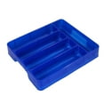 thumbnail image 2 of Cutlery Tray Multi Compartments Multifunction for Office Bathroom Cutlery Blue, 2 of 8