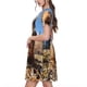 thumbnail image 2 of Easygdp Close-Up Curious Squirrel para Vestido Transpirable de Mujer, Vestido Suelto de Manga Corta con Pliegues y Bolsillos para el Verano, 2 of 6