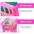 thumbnail image 2 of 1 mini carrito de supermercado para niños, juguete de simulación de carrito de compras., 2 of 5