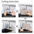 thumbnail image 5 of Yayeee Faucet Mat for Kitchen Sink 14.7" Diatomite Long Splash Guard Pad, Cute Cartoon Pattern, 5 of 7