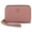 Blush, variant on Diagonally Quilted Compact Wallet for Women, Mocha