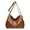 Brown, variant on New One Shoulder Crossbody Bag Leather Large Capacity Multi Compartment Women Bag Gold