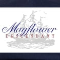 thumbnail image 2 of CafePress - Mayflower Descendant Cap - Adjustable 100% Brushed Unisex Casual Cotton Baseball Cap, Beige, 1, 2 of 2
