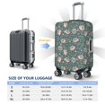 thumbnail image 5 of Picia Hedgehogs and Flowers Luggage Protector Cover Thicken Suitcase Protector Cover Fit 18-32 Inch Luggage-, 5 of 9